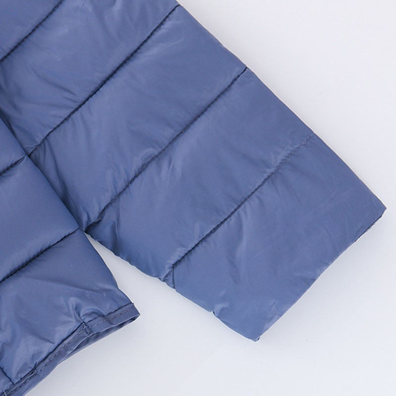 2025 New Lightweight Down Cotton Coat Women Autumn Winter Long Sleeve Slim Warm Parkas Female Portable Packable Ski Short Jacket