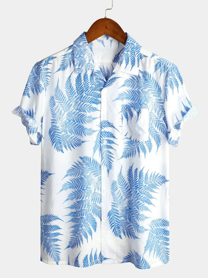 Men Casual Floral Button Short Sleeve Holiday Cool Beach Shirt Hawaiian Fashion Shirt Camicia Uomo Camisas Hawaianas Divertidas