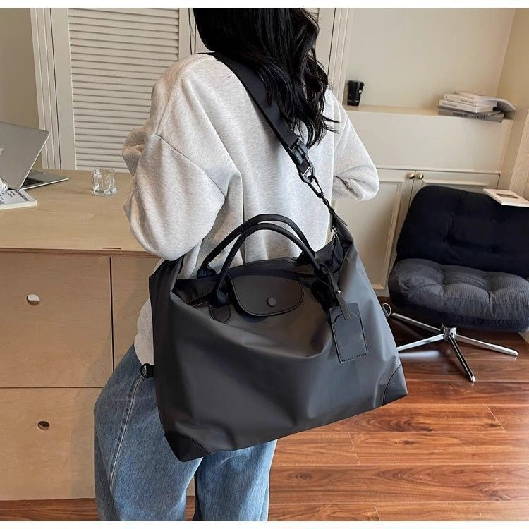 Women's Yoga Fitness Bag Short Trip Travel Bag Waterproof Soft Large Capacity