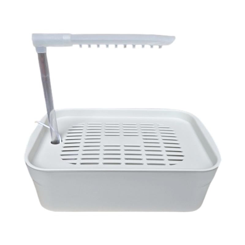 Banhadeira Elétrica para Pássaros 4X7B com Alimentação USB, Bacia de Banho para Papagaios, Para Cuidados de Aves em Casa com Controle Fácil do Fluxo de Água