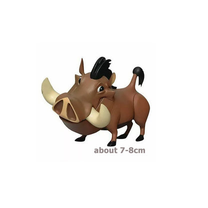 Disney O Rei Leão Bonecos de Ação Simba Mufasa PUMBAA Nala Timon Scar Animais Figuras de Anime Brinquedos Presentes para Crianças