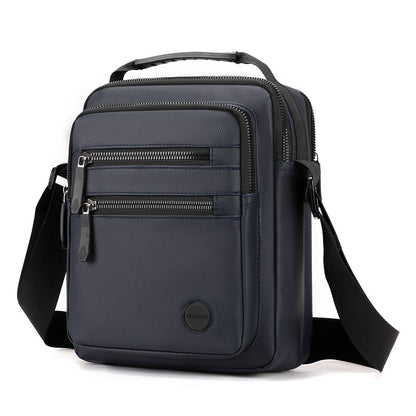 Fashionable Men's Crossbody Bag, Adjustable Shoulder Strap, Multiple Pockets, Business Bag, Commuting Bag, Daily Bag, Etc