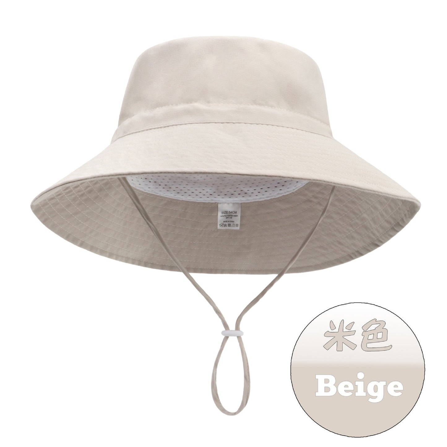 Summer big brim sun hat for child soft breathable basin cap for boys and girls outdoor bucket hat hat Fishing/Beach/Summer UV