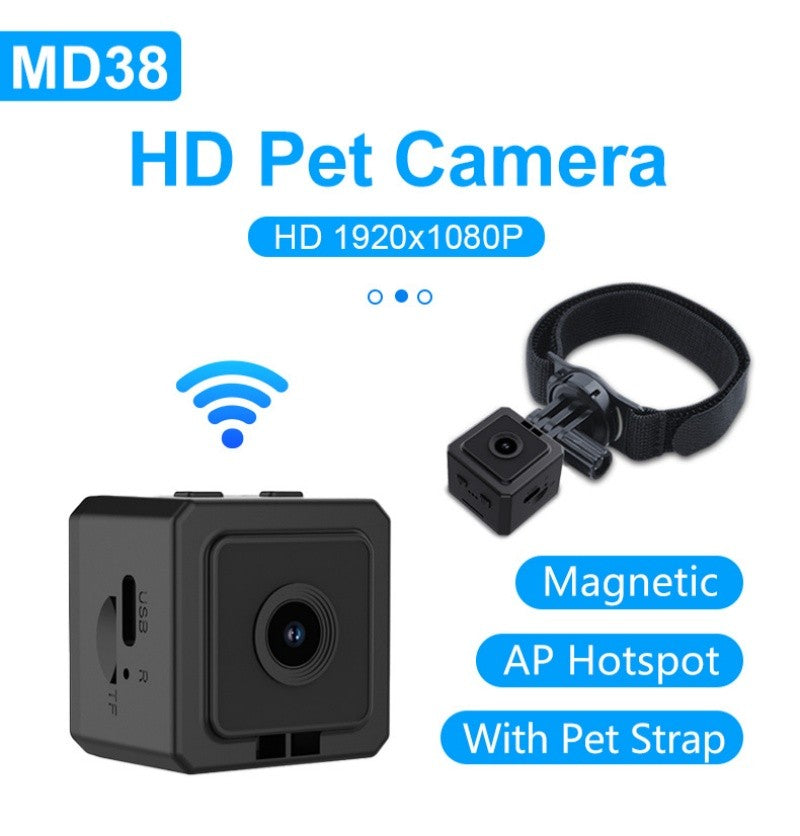 Câmera de Coleira para Animais de Estimação Ajustável HD 1080P Câmera de Bolso Magnética Sem Fio para Cães Gatos Vídeo Volg Gravações para Gatos Cães Presente de Aniversário