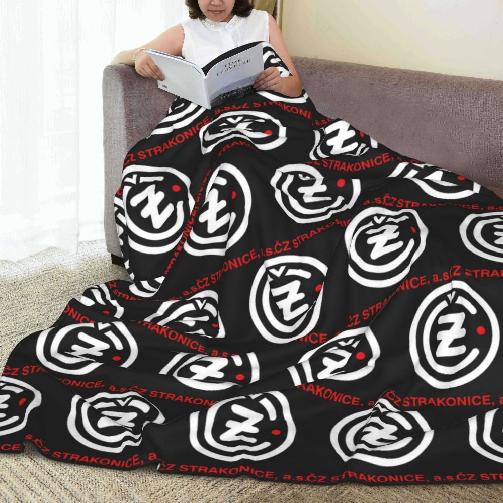 Ceska Zbrojovka CZ Blankets Flannel Sofa Throw Blanket Multi-function for Couch Bedding Outdoor Throws Bedspread Quilt
