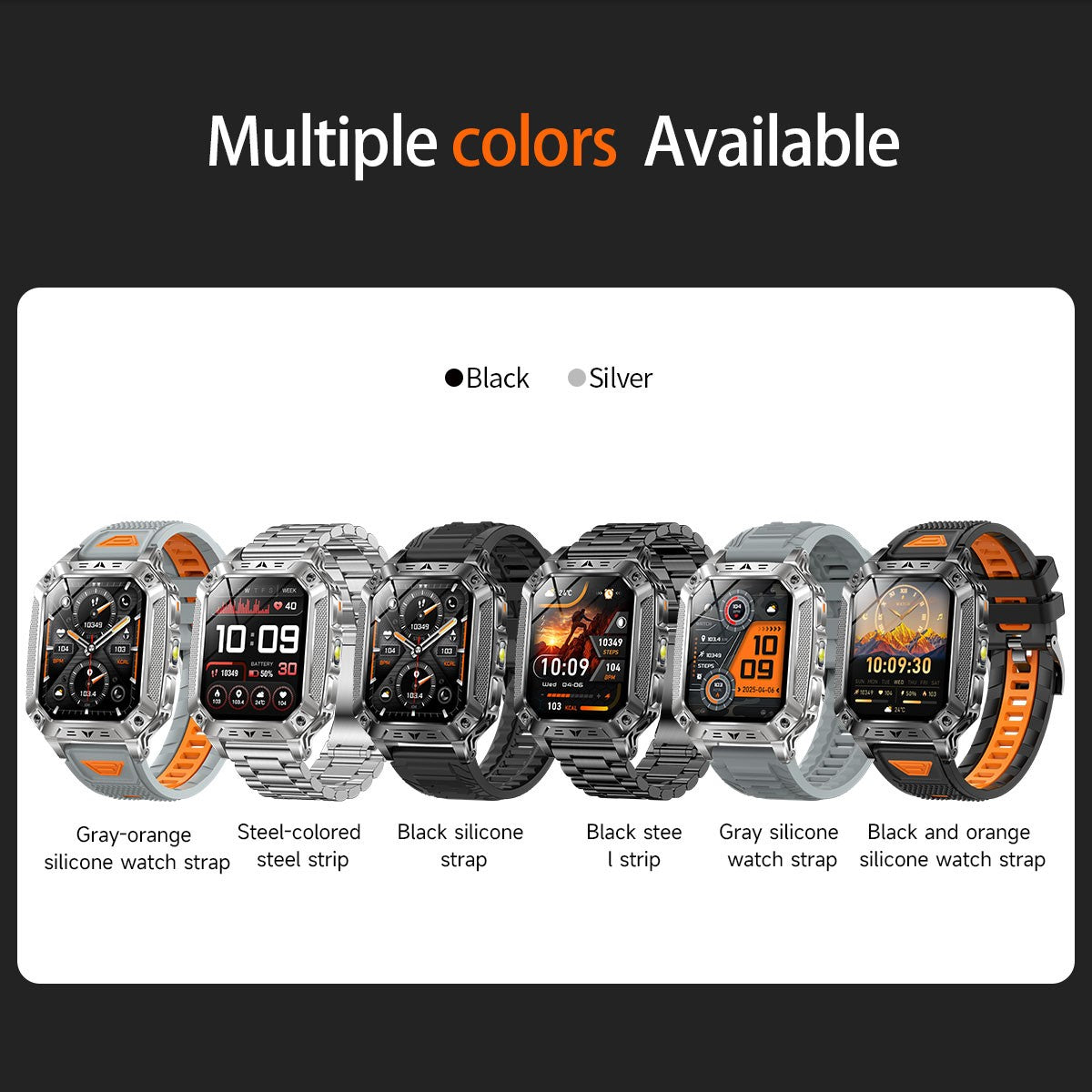 2026 Novo 1400mAh Bateria Grande Militar Ao Ar Livre 2.01 polegadas Smartwatch Masculino 10ATM À Prova D'água Chamada Bluetooth Relógio Inteligente Esportivo