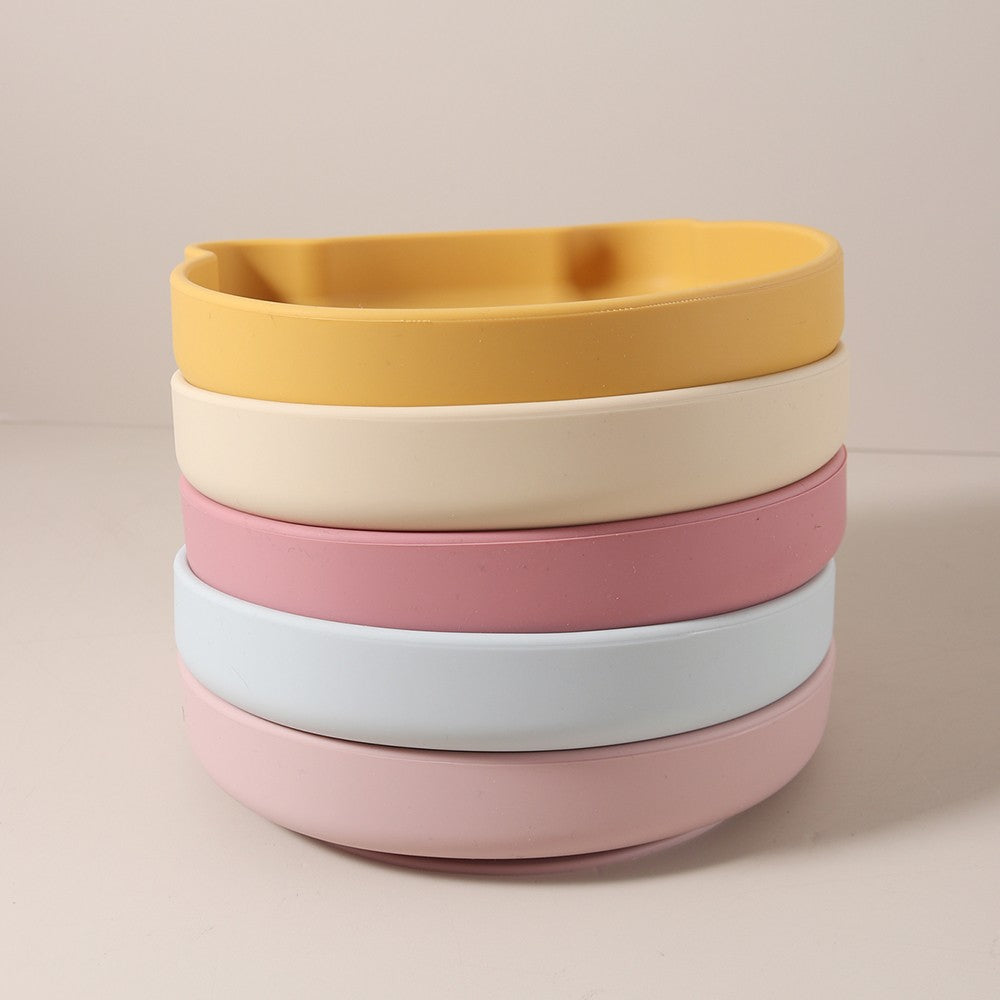 Personalised baby bear shape silicone feeding plate My First Bear Plate | Custom Name & Strong Suction for Easy Feeding