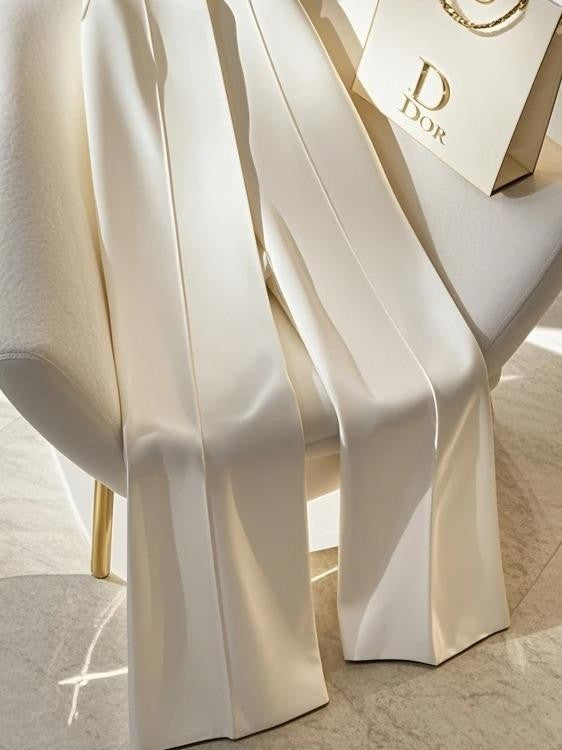 Faionable High Waist Wide Leg Casual Pants Women's Spring Autumn New Sle High Sensation Straight Tube Pants Trendy