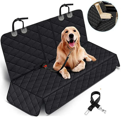 Capa para Banco de Carro para Cães à Prova D'Água Protetor de Assento Traseiro Antiderrapante Universal para Transporte Seguro de Cães em Passeios