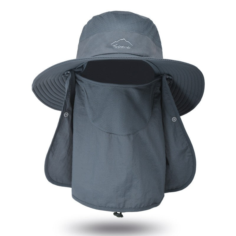 Chapéu Bucket Chapéu de Sol Proteção Solar Primavera Verão Boné Boonie Impermeável para Pesca Caminhada Jardim Safári Praia