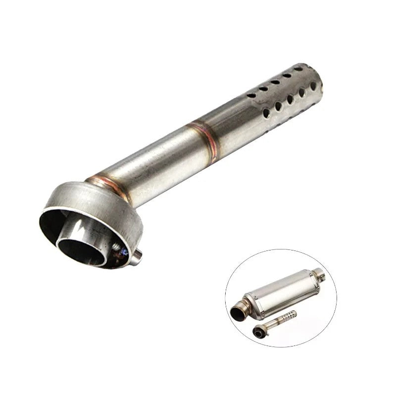 48mm Universal Motorcycle Exhaust Baffle Insert Angled Muffler End Cap Noise Reduction DB Killer Pipe Accessory
