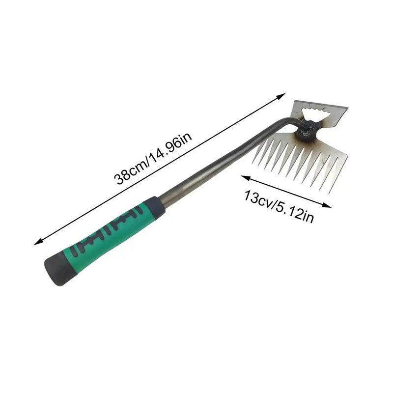 Garden Weeder Tools Planting Shovel Manual Grass Rake Loosening Soil Plowing Rooting Remove Digging Agricultural Hand Tools