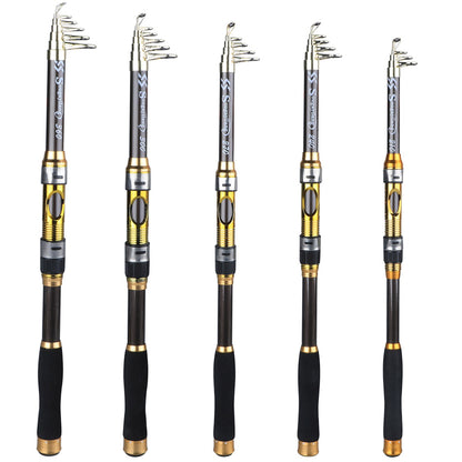 Sougayilang 2.1m-3.6m Spinning Fishing Rod Carbon Trout Carp Telescopic Fishing Pole Lure Fishing Rod Tackle