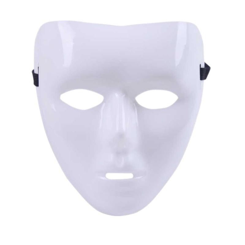 Creative White Blank Mask For Cosplay 1/5PCS Halloween Masquerade Performance White Full Face Hand-Painted Props For Party Tools