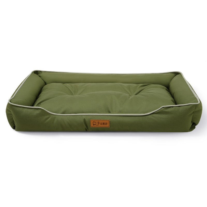 Cama de cachorro de inverno-Camas de sofá para cães, Cama de sofá para animais de estimação de espuma com capa removível lavável, forro impermeável e fundo antiderrapante