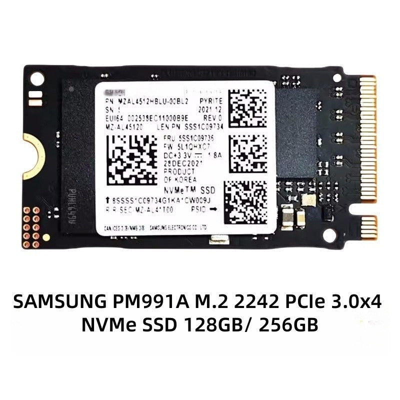 OEM SAMSUNG SSD PCIe 4.0 M.2 2230 BM9C1 512GB & M.2 2242 PM9B1 / PM9C1a 256GB & PCIe 3.0 M.2 2242 PM991a 128GB 256GB NVMe SSD