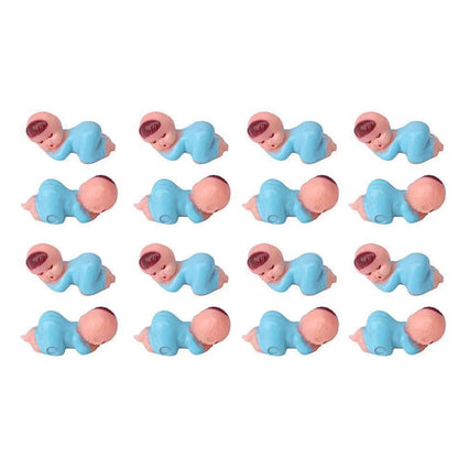 150/100/60/30Pcs Mini Plastic Babies Doll for Baby Shower Ice Cube Game Mini Baby Gender Reveal Baby shower Party Favors Decor