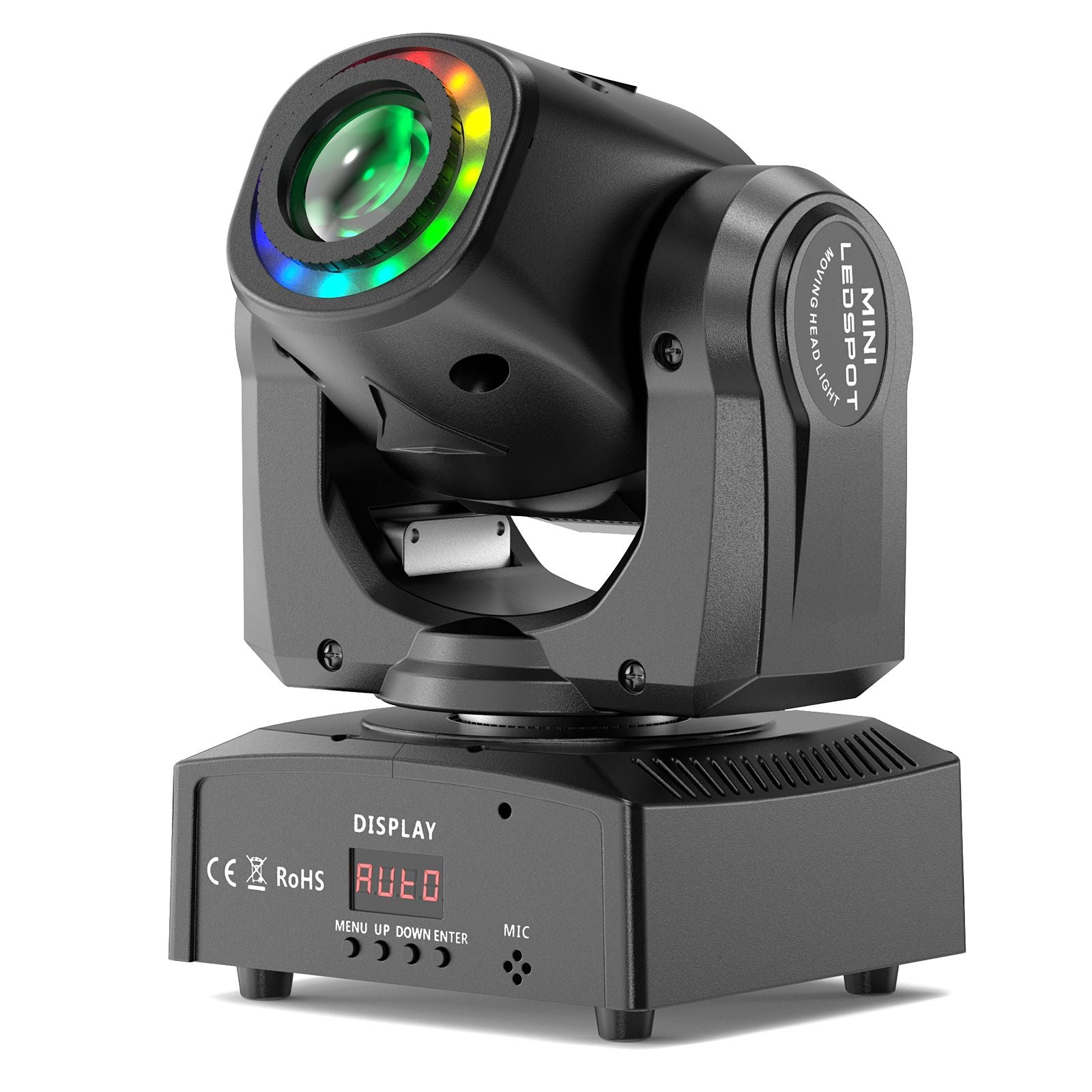 Datewink 120W LED Beam Moving Head Light 8 Patterns RGB Stage Lighting Effect DMX512 For DJ Disco Show Concert Party KTV Karaoke