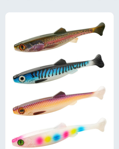 Isca Macia Grande Olho de Peixe 3D 19cm/63g Alta Resiliência Isca Falsa Artificial Adequada para Pesca de Barco e Pesca Marinha Isca Macia