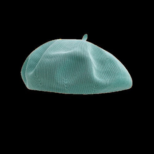 Women's Summer Beret Hat Cotton Breathable Knit Slouchy Beanie Solid Color French Retro Fashion Cap for Women Casual Outfit