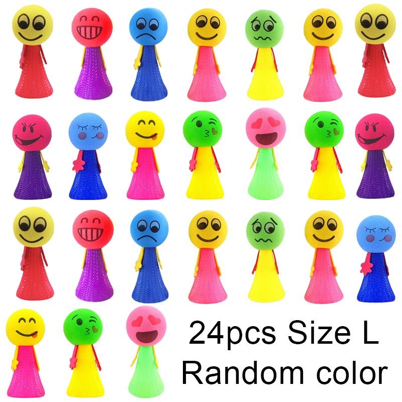 Fun Bouncing Doll Games Kids Party Goodies Toys Birthday Gifts Souvenir Pinata Filler Kindergarten School Reward Toys Bag