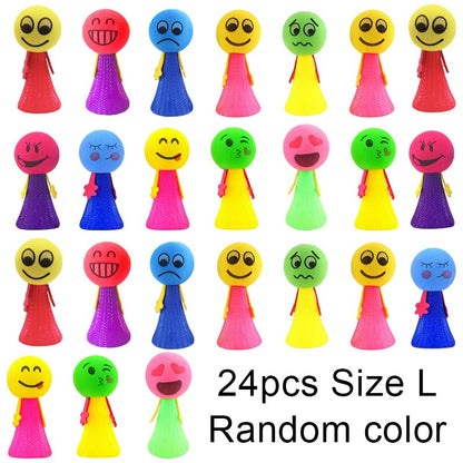 Fun Bouncing Doll Games Kids Party Goodies Toys Birthday Gifts Souvenir Pinata Filler Kindergarten School Reward Toys Bag