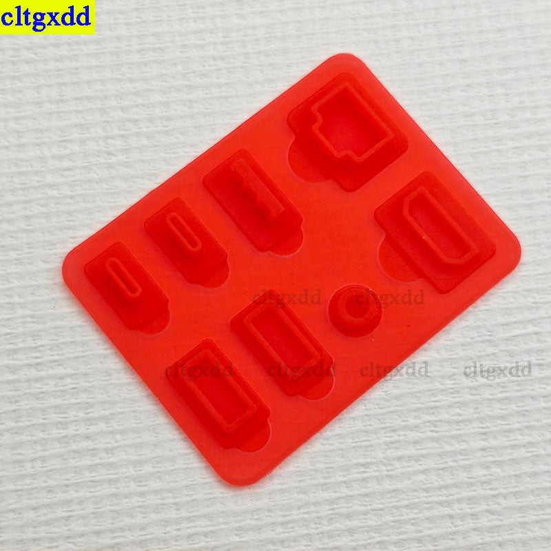 Cltgxdd 1 set dustproof plug protective cover silicone shell dustproof USB port dustproof kit for PS5 ultra-thin console