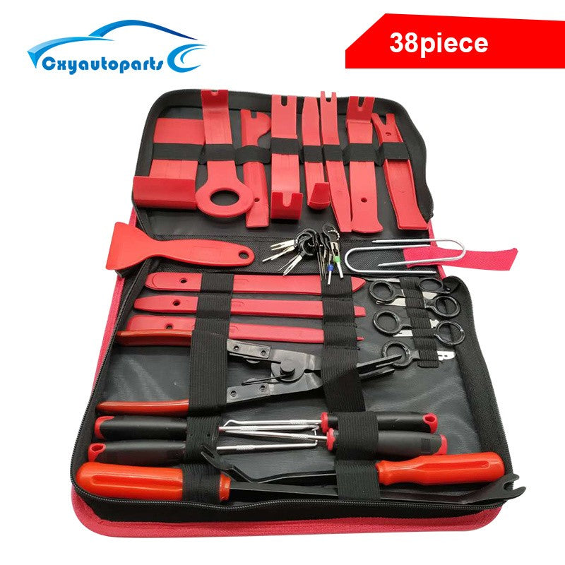 Ferramentas para carros Kit de desmontagem de interior de carro Ferramenta de remoção de acabamento de plástico extrator de clipes de carro Ferramentas de painel DIY para conjunto de extrator de acabamento automotivo