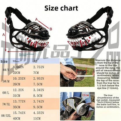 Dog Mask Halloween Mask Dinosaur Dog Mouth Latex Funny Pet Hood Movable Teeth Pet Dress Up
