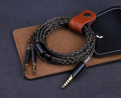 OPENHEART 8 Core Headphone Cable 1 to 2 jack dual  3.5/2.5/4.4mm Balanced Cable Silver Plated Copper Upgrade Replacement 2m 3m