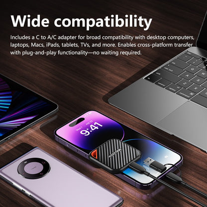 KOOTION X6Max SSD Portátil 1TB 512GB USB-C PSSD USB 3.2 SSD Externo Gen 2x2 Unidade de Estado Sólido Portátil para iPhone15 16 PC Mac