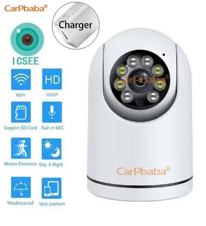 CARPBABA WIFI IP Camera 2MP YOOSEE ICSEE V380Pro YIIOT Surveillance Color Night Vision Security Protection Wireless Smart Home