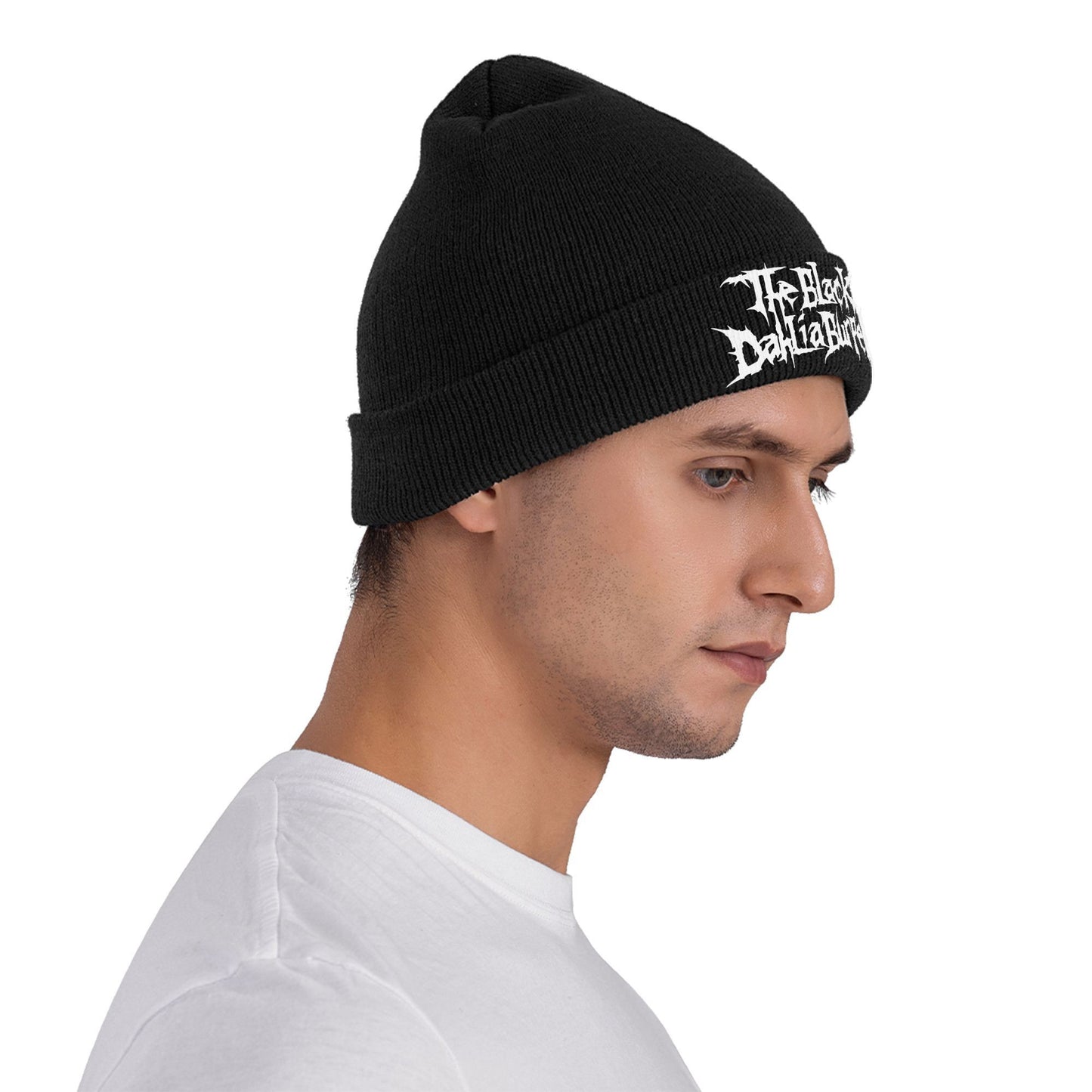 THE BLACK DAHLIA MURDER Gorros de Banda Chapéus de Tricô Masculino Feminino Y2K Legal Elástico Outono Bonés de Ginástica Design Toucas
