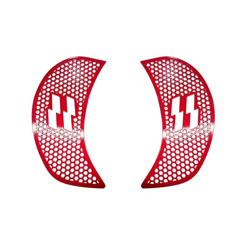 Road Faith Motorcycle Fairing Mesh Grill Side Vent Screen Front Side Grill for 2015-up Harley Touring Road Glide CVO Road Glide