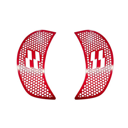 Road Faith Motorcycle Fairing Mesh Grill Side Vent Screen Front Side Grill for 2015-up Harley Touring Road Glide CVO Road Glide
