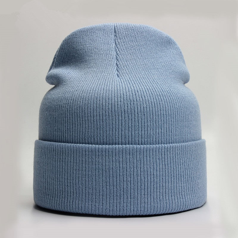 Touca Sólida Unissex Outono Inverno, Mistura de Lã, Macia e Quente, Boné de Tricô Masculino Feminino, Gorro, Toucas de Esqui, 24 Cores
