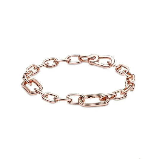 2025 New 925 Sterling Silver Classic Fashion Pearl Link Bracelet Splicing Chain High Jewelry Accessory for Mother's Day