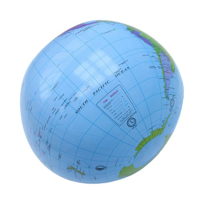 30cm Inflate Globe Beach Ball Toy Map Education Geography Teaching Balloon Props Kid Birthday Gift Water Pool Air Globos Ball
