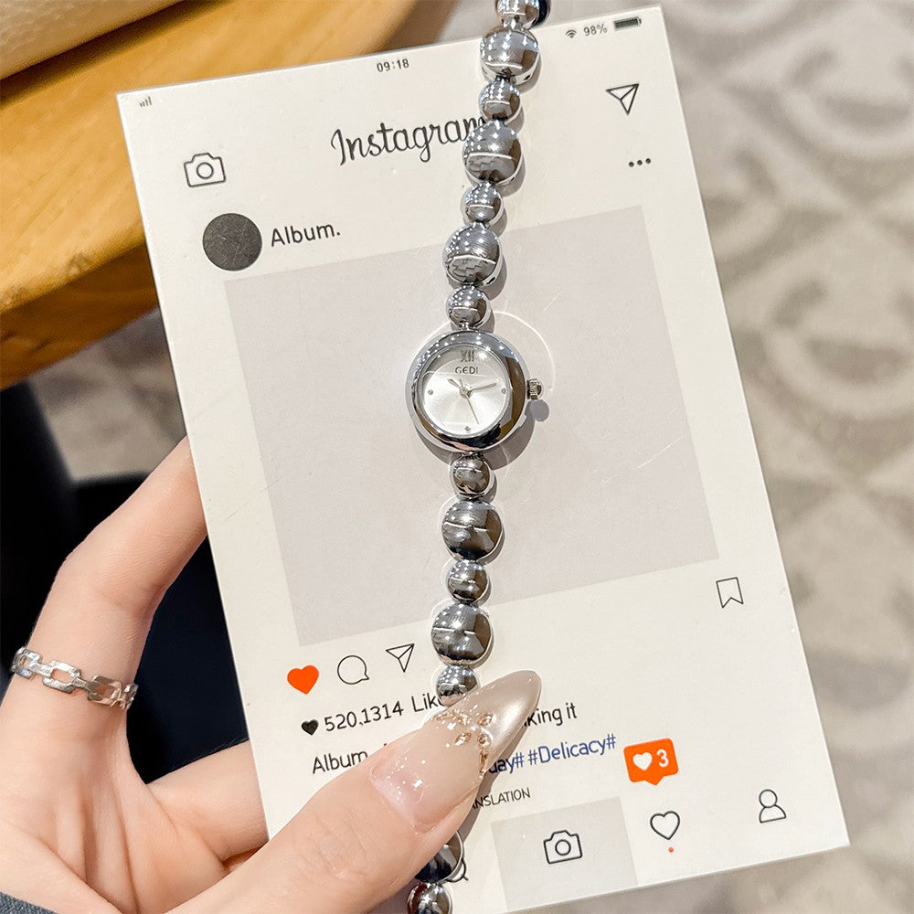 GEDI Bracelet Watch Woman Fashion Casual Simple Quartz Ladies Watches Luxury Vintage Niche Women's Wristwatches Gifts