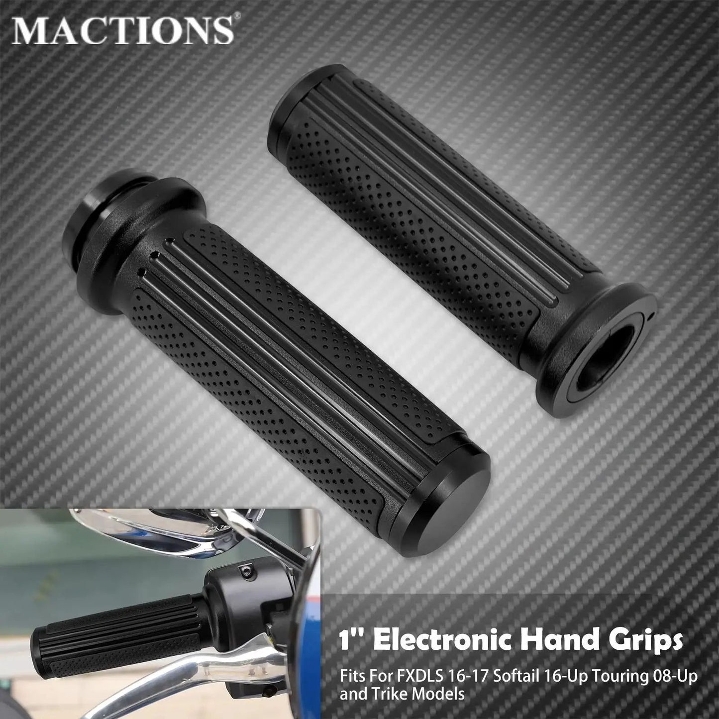 Manopla de Acelerador Eletrônico CNC de 1'' 25mm para Harley Touring Road Street Electra Glide Softail Fat Boy