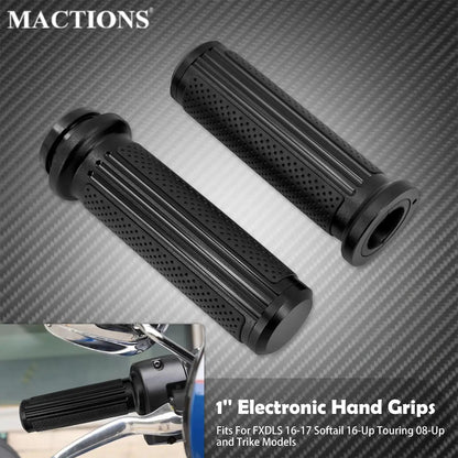 Manopla de Acelerador Eletrônico CNC de 1'' 25mm para Harley Touring Road Street Electra Glide Softail Fat Boy