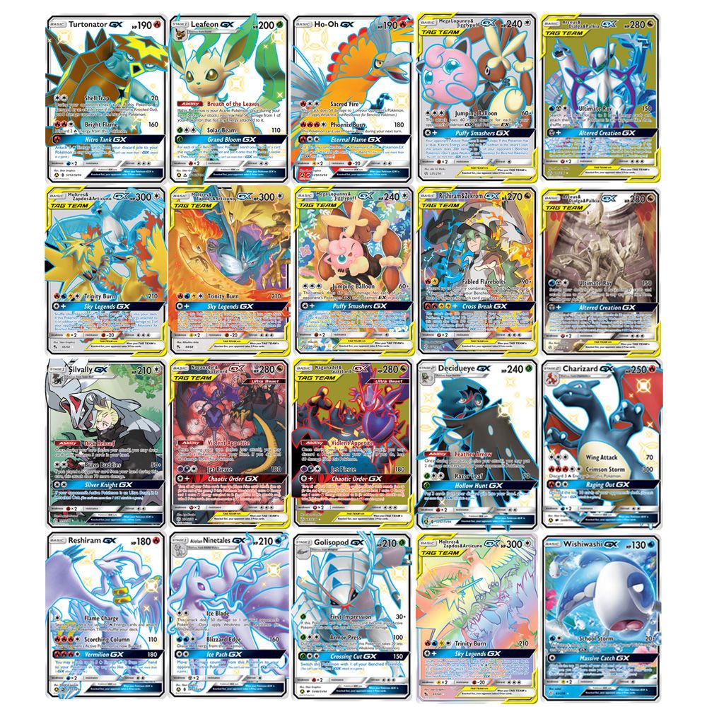 Cartas de Jogo Pokémon em Inglês/Alemão/Espanhol/Coreano/Francês Pikachu Mew Coleção de Cartas Colecionáveis PTCG Brinquedos de Presente Cartas de Jogo de Mesa