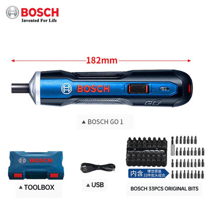 Parafusadeira Bosch Go 2 Recarregável Sem Fio Furadeira Parafusadeira de Impacto Bosch Go Parafusadeira Elétrica Ferramentas Elétricas Domésticas Multifuncionais