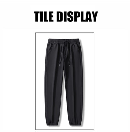 Winter Running Pants Men's Outdoor Waterproof Windproof Thickened Jogging Sports Trousers Warm Fitness Sports Casual Long Pants