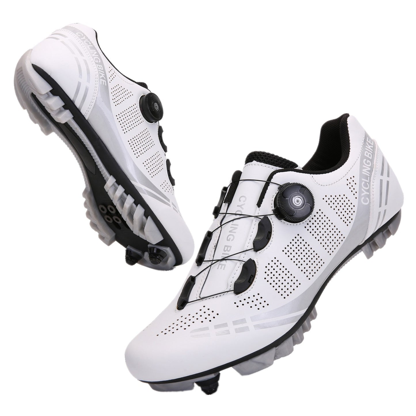 Mountain Riding Shoes Moped Road Lock Shoes Sports Racing Bikes High Endurance Locking Shoes Road Speed Riding Sneakers