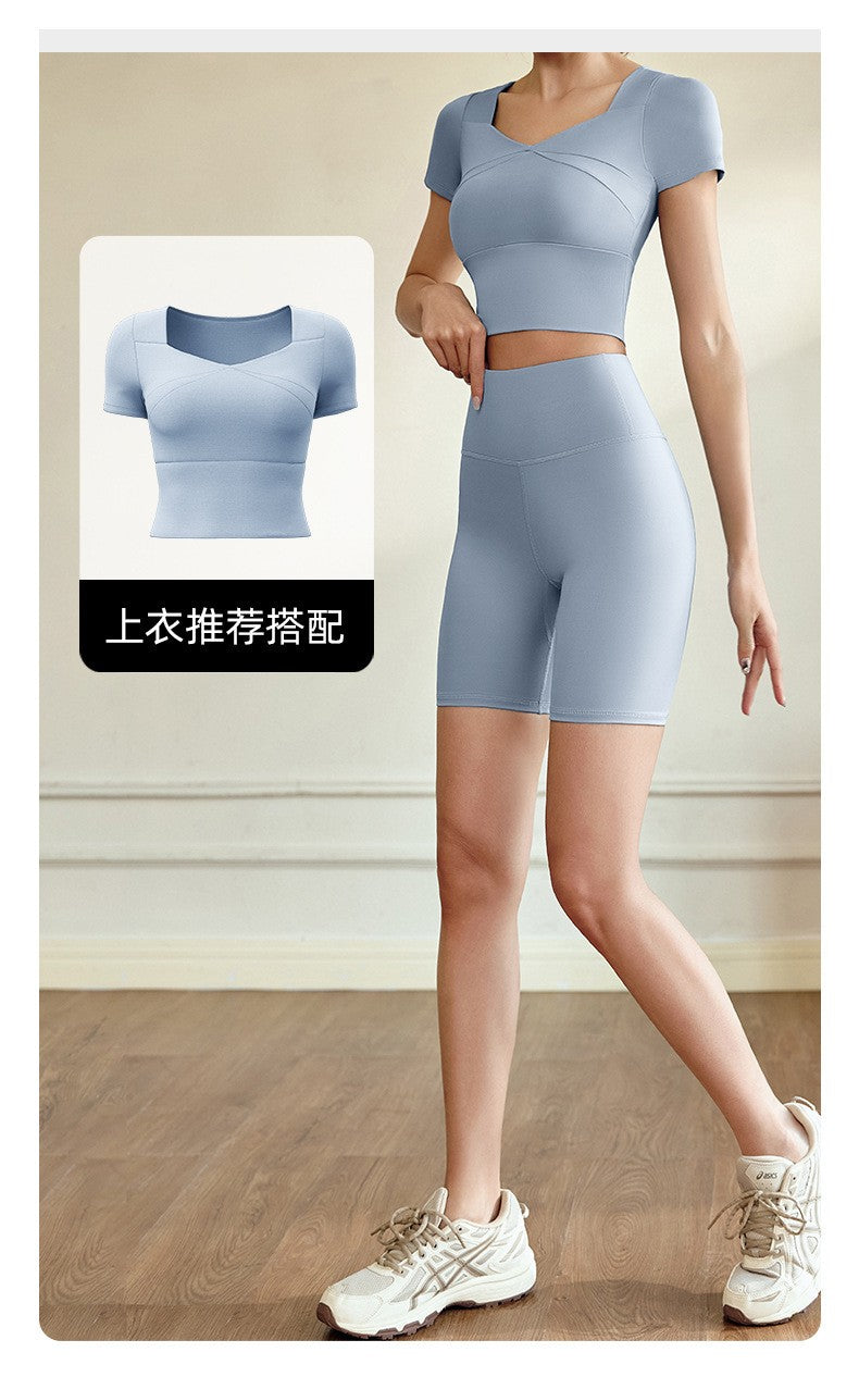 Yoga Shorts For Women 2025 Summer Fitness Women's Sports Cycling Running Shorts Leggings Sportswear Woman Gym Yoga Clothes