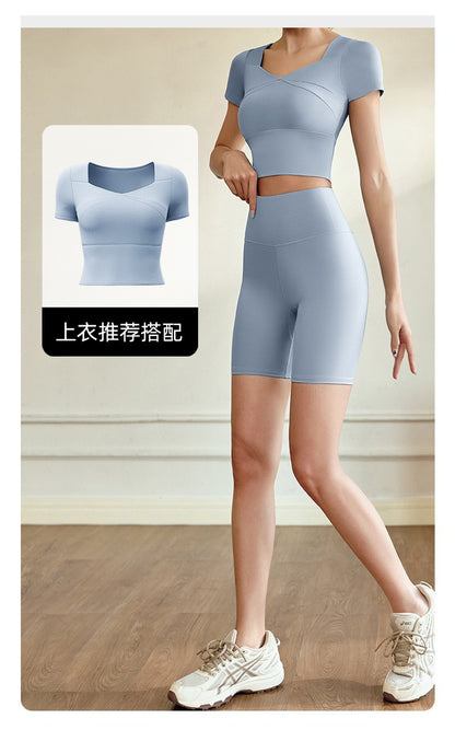 Yoga Shorts For Women 2025 Summer Fitness Women's Sports Cycling Running Shorts Leggings Sportswear Woman Gym Yoga Clothes