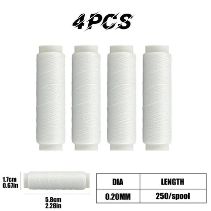 Linha de pesca elástica de alta resistência 0,2 mm 250 m Linha de isca de pesca invisível Fio elástico Linha de pesca Material de pesca