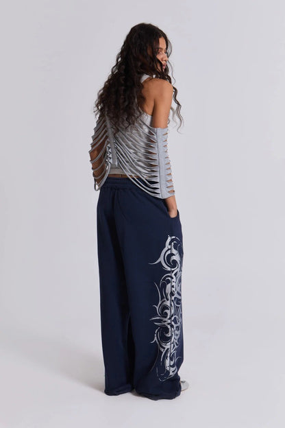 Harajuku Fashion Striped Sweatpants Men Women Baggy Trend Pants Retro Casual Comfortable Durable Training Outdoor Running Pants