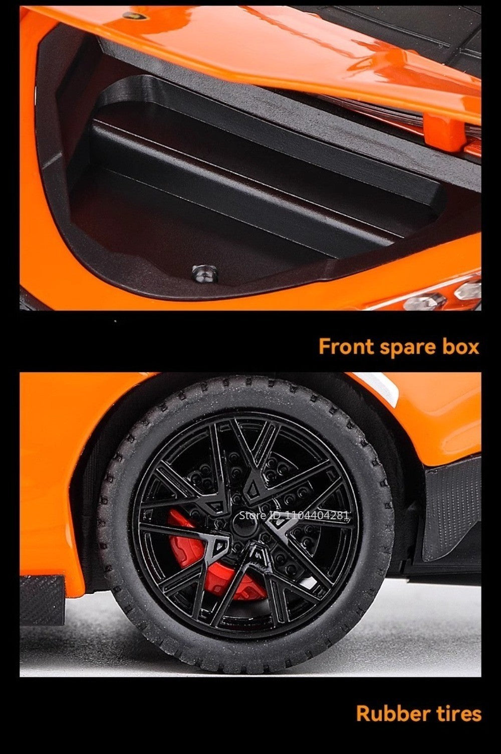 1:24 Lambor Revuelto Bolide Alloy Diecast Cars Model Toys with Sound Light Pull Back Doors Opened Miniature Sports Car Boy Gifts